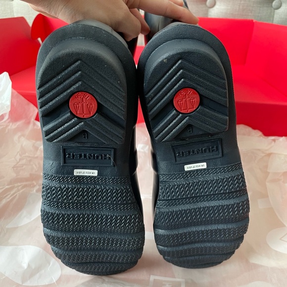 Hunter women’s original tall rain boots navy size 6 - Picture 3 of 6